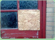 boarded up Wellington Somerset